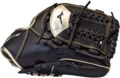 11.75 Inch Mizuno MVP Prime SE GMVP1175PSE8-Black/Gold Adult Infield Baseball Glove -Rawlings Store 11 75 inch mizuno mvp prime se gmvp1175pse8 black gold adult infield baseball glove 17
