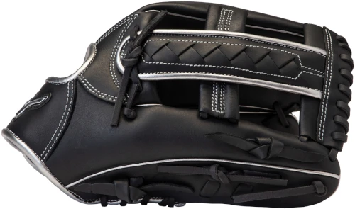 12.5 Inch Mizuno MVP Prime SE GMVP1250PSES8-Black/Silver Adult Slowpitch Softball Glove 5 12.5 Inch Mizuno MVP Prime SE GMVP1250PSES8-Black/Silver Adult Slowpitch Softball Glove - Image 3