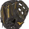 13 Inch Mizuno Pro GMP2BK-300FBM Adult Firstbase Baseball Mitt 312661 -Rawlings Store 13 inch mizuno pro gmp2bk 300fbm adult firstbase baseball mitt 312661 8