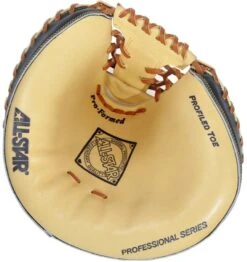 33.5 Inch All-Star The Donut CM1000TM Full Size Catcher's Mitt For Improving Transfer Speeds