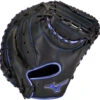 34 Inch Mizuno MVP Prime SE GXC50PSE8-Black/Royal Adult Baseball Catcher Mitt -Rawlings Store 34 inch mizuno mvp prime se gxc50pse8 black royal adult baseball catcher mitt 5