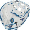 34 Inch Mizuno MVP Prime SE GXS50PSE7 White/Royal Women's Fastpitch Softball Catcher Mitt 312645 -Rawlings Store 34 inch mizuno mvp prime se gxs50pse7 white royal women s fastpitch softball catcher mitt 312645 10