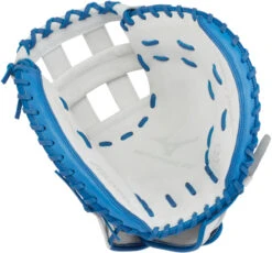 34 Inch Mizuno MVP Prime SE GXS50PSE7 White/Royal Women's Fastpitch Softball Catcher Mitt 312645 -Rawlings Store 34 inch mizuno mvp prime se gxs50pse7 white royal women s fastpitch softball catcher mitt 312645 14