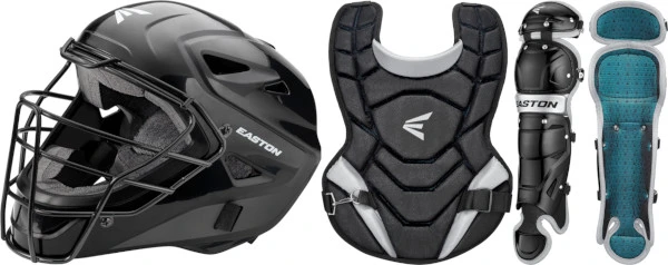Easton Black Magic 2.0 A165445 Junior Youth Baseball Catchers Gear Set 3 Easton Black Magic 2.0 A165445 Junior Youth Baseball Catchers Gear Set