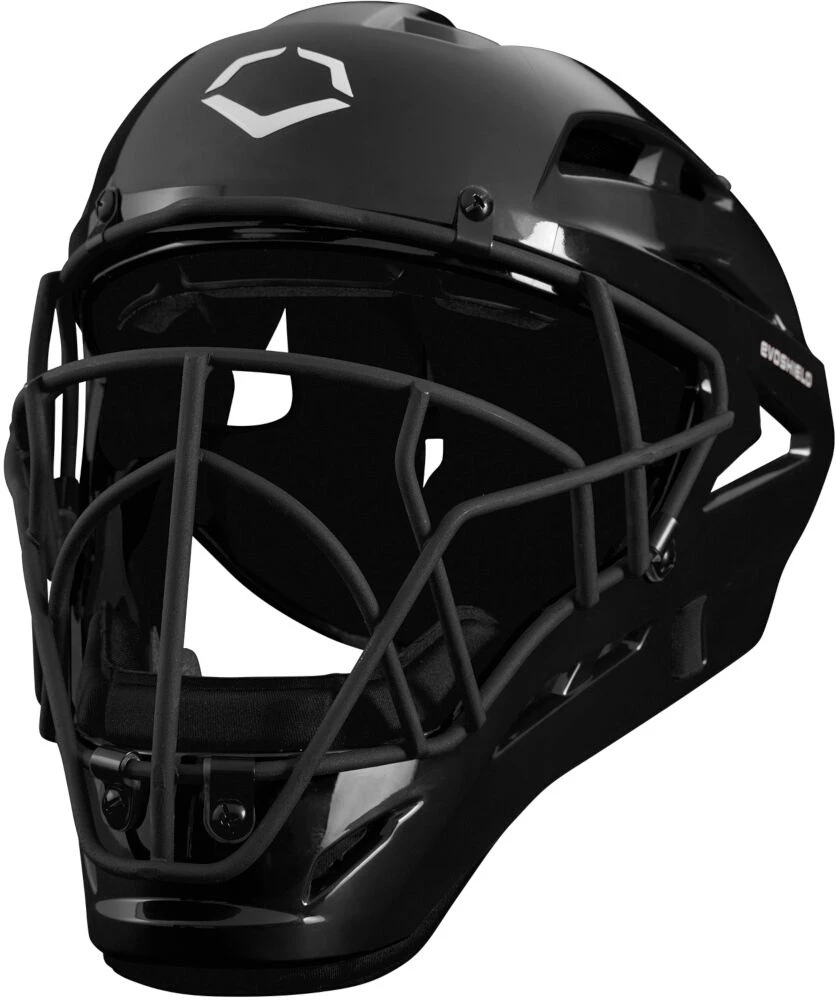 EvoShield PRO-SRZ Solid Glossy Catcher's Helmet WB57201 3 EvoShield PRO-SRZ Solid Glossy Catcher's Helmet WB57201