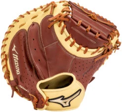 33.5 Inch Mizuno Prime Elite GPE-335C Adult Baseball Catcher Mitt 312937
