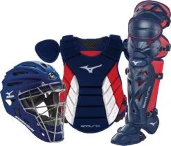 Mizuno Samurai 380417 Adult Baseball Catcher's Gear Set -Rawlings Store mizuno samurai 380417 adult baseball catcher s gear set 75