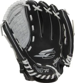 11.5 Inch Rawlings Sure Catch Youth Pro Taper Baseball Glove SC115BGB -Rawlings Store rawlings sure catch 115 inch youth pro taper baseball glove sc115bgb 10