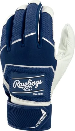 Rawlings Workhorse Adult Baseball Batting Gloves WH22BG -Rawlings Store rawlings workhorse adult baseball batting gloves wh22bg 24