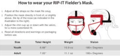 Rip-It Defense Pro DGBO Fastpitch Softball Fielder's Mask -Rawlings Store rip it defense pro dgbo fastpitch softball fielder s mask 17