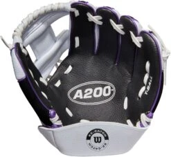 Rawlings Store -Rawlings Store wilson a200 ez catch 10 inch youth baseball glove wbw10045410 8