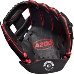 Rawlings Store -Rawlings Store wilson a200 ez catch 10 inch youth baseball glove wbw10045510 8
