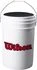 Wilson Ball Bucket With Padded Lid A3948 -Rawlings Store wilson ball bucket with padded lid a3948 19