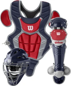 Wilson C200 Youth Baseball Catcher's Gear Kit WB57116 -Rawlings Store wilson c200 youth baseball catchers gear kit wb57116 21