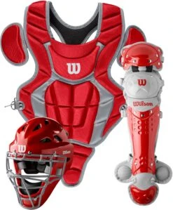 Wilson C200 Youth Baseball Catcher's Gear Kit WB57116 -Rawlings Store wilson c200 youth baseball catchers gear kit wb57116 36
