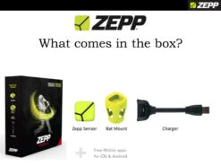 Zepp Baseball ZA1B2NA 3D Motion Sensor Baseball Kit -Rawlings Store zepp baseball za1b2na 3d motion sensor baseball kit 12